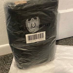 Victoria secret pink tote bag black nwt